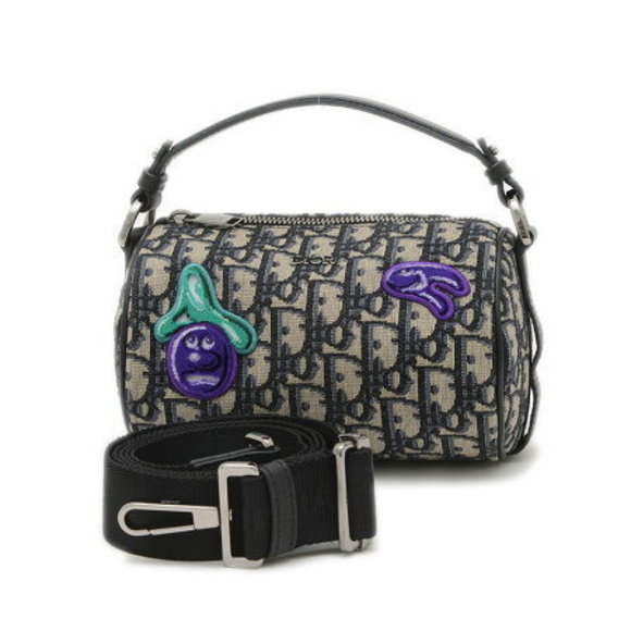 Dior Oblique Jacquard Kenny Scharf Bag - Picture 1 of 7